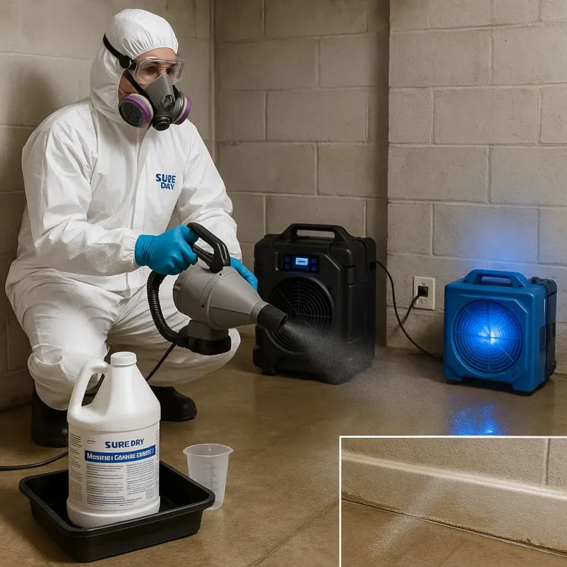 Sanitization and Odor Removal process in Marshfield Hills, MA