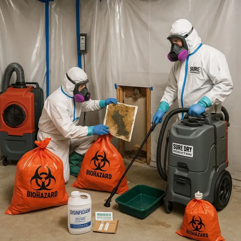 Contaminated Water Handling Protocols process in Marshfield Hills, MA